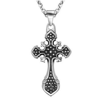 Fashion Jewellery Cross Necklace Pendant 316L Stainless Steel